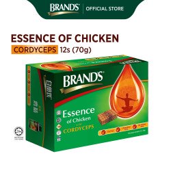 BRAND’S Essence of Chicken with Cordyceps 12's (70 gm)(Improve Qi & Immunity)