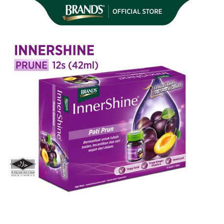 BRAND'S Innershine Prune Essence 12's (42ml)(For Radiant Skin & Promote Bowel Movement)