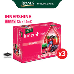 BRAND'S InnerShine Berry Essence 12's x 42ml x 3 packs