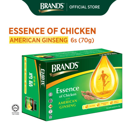 BRAND'S® Essence of Chicken with American Ginseng 6's x 70g