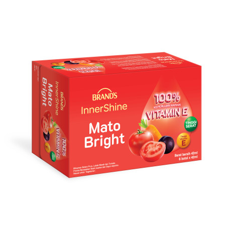 BRAND'S InnerShine Mato Bright 6's(42ml)(With Lycopene, Brighten Skin & Promote Bowel Movement)