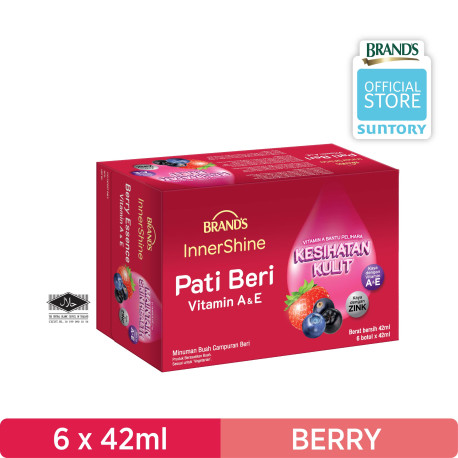 BRAND'S InnerShine Berry Essence 6's (42ml) (Made from 7 Types Premium Berries for Younger Looking Skin)