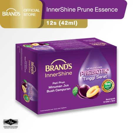 BRAND'S Innershine Prune Essence 12's (42ml)(For Radiant Skin & Promote Bowel Movement)