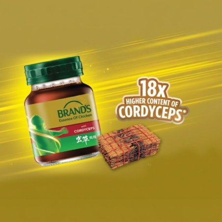 [Promotion 2026] BRAND’S Essence of Chicken with Cordyceps 12's (70gm)(Improve Qi & Immunity)
