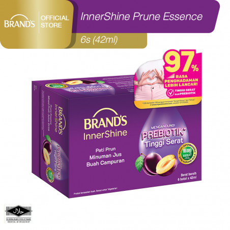 BRAND'S Innershine Prune Essence 6's (42ml)(For Radiant Skin & Promote Bowel Movement)