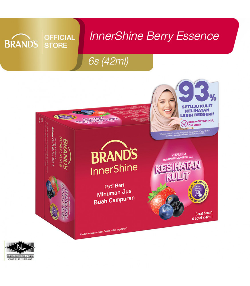 BRAND'S InnerShine Berry Essence 6's (42ml) (Made from 7 Types Premium Berries for Younger Looking Skin)