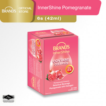 InnerShine Botanical Beverage Pomegranate with Collagen 6s (42ml)