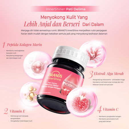 InnerShine Botanical Beverage Pomegranate with Collagen 12s (42ml)
