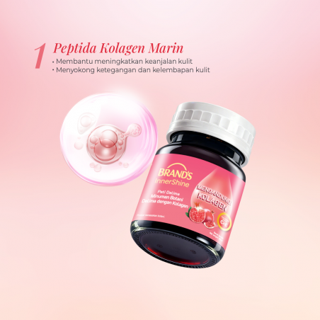 InnerShine Botanical Beverage Pomegranate with Collagen 12s (42ml)