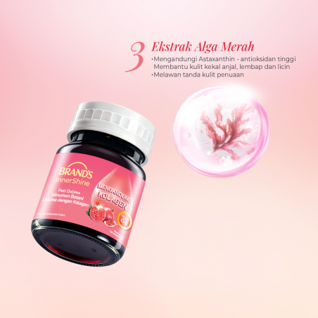 InnerShine Botanical Beverage Pomegranate with Collagen 12s (42ml)